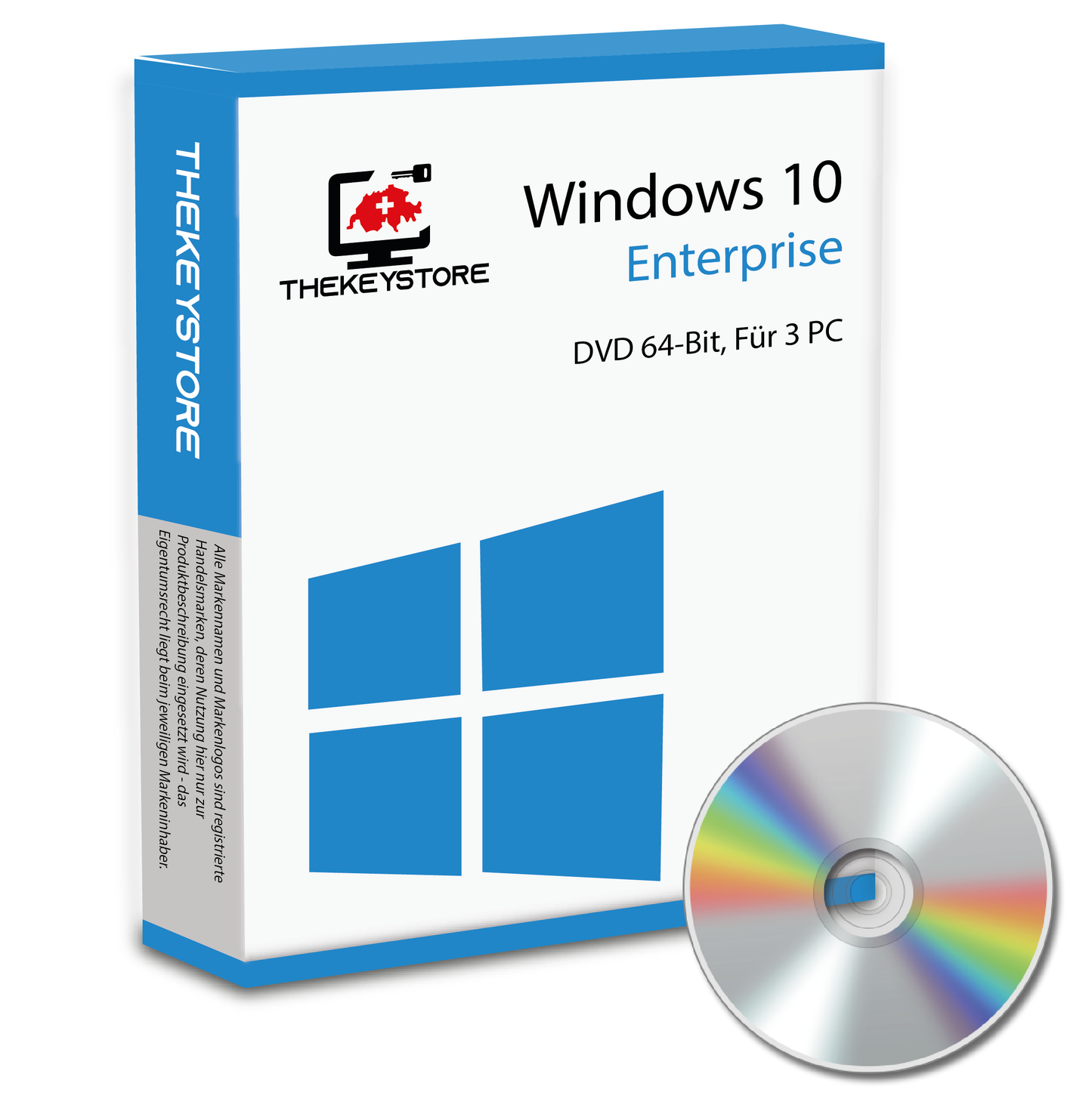 Microsoft Windows 10 Enterprise - Für 3 PC