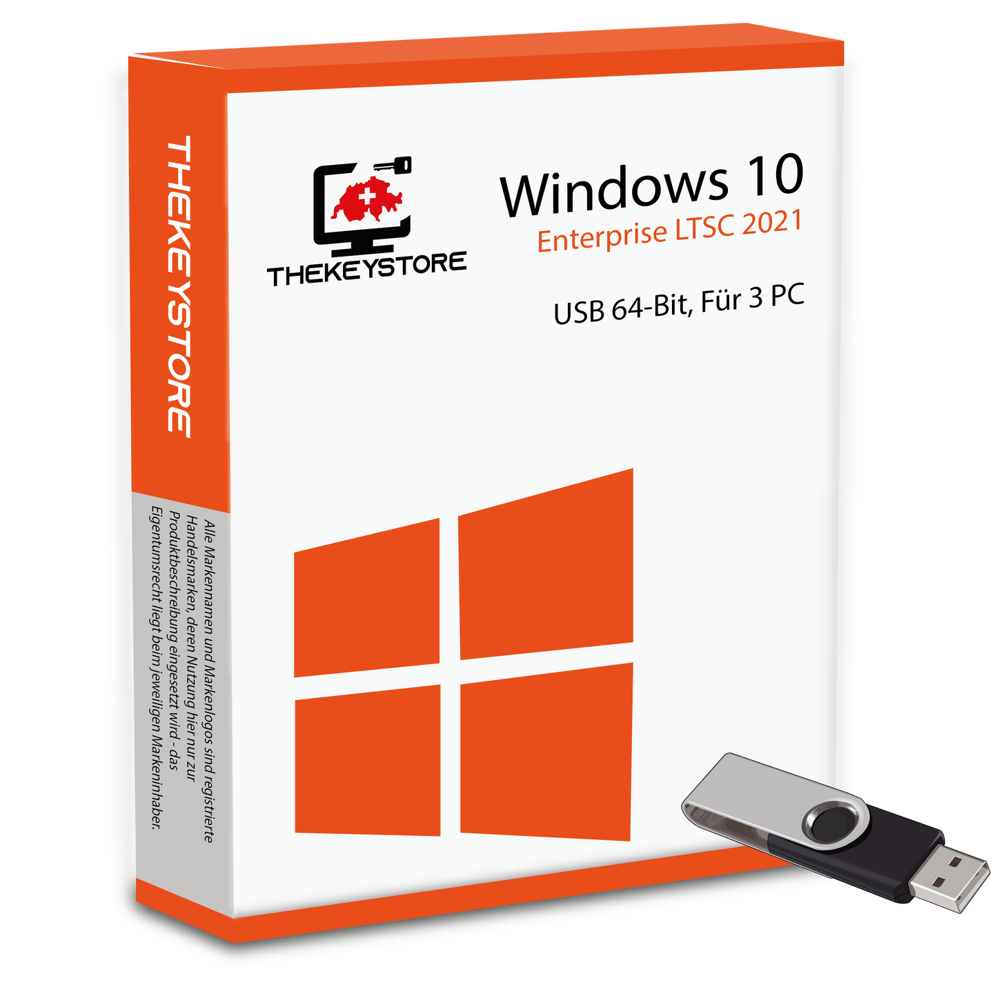 Microsoft Windows 10 Enterprise LTSC 2021 - Für 3 PC