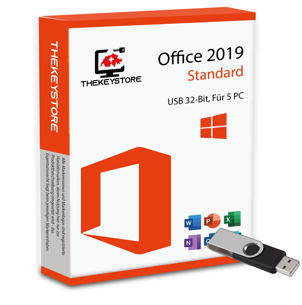 Microsoft Office 2019 Standard pour 5 PC
