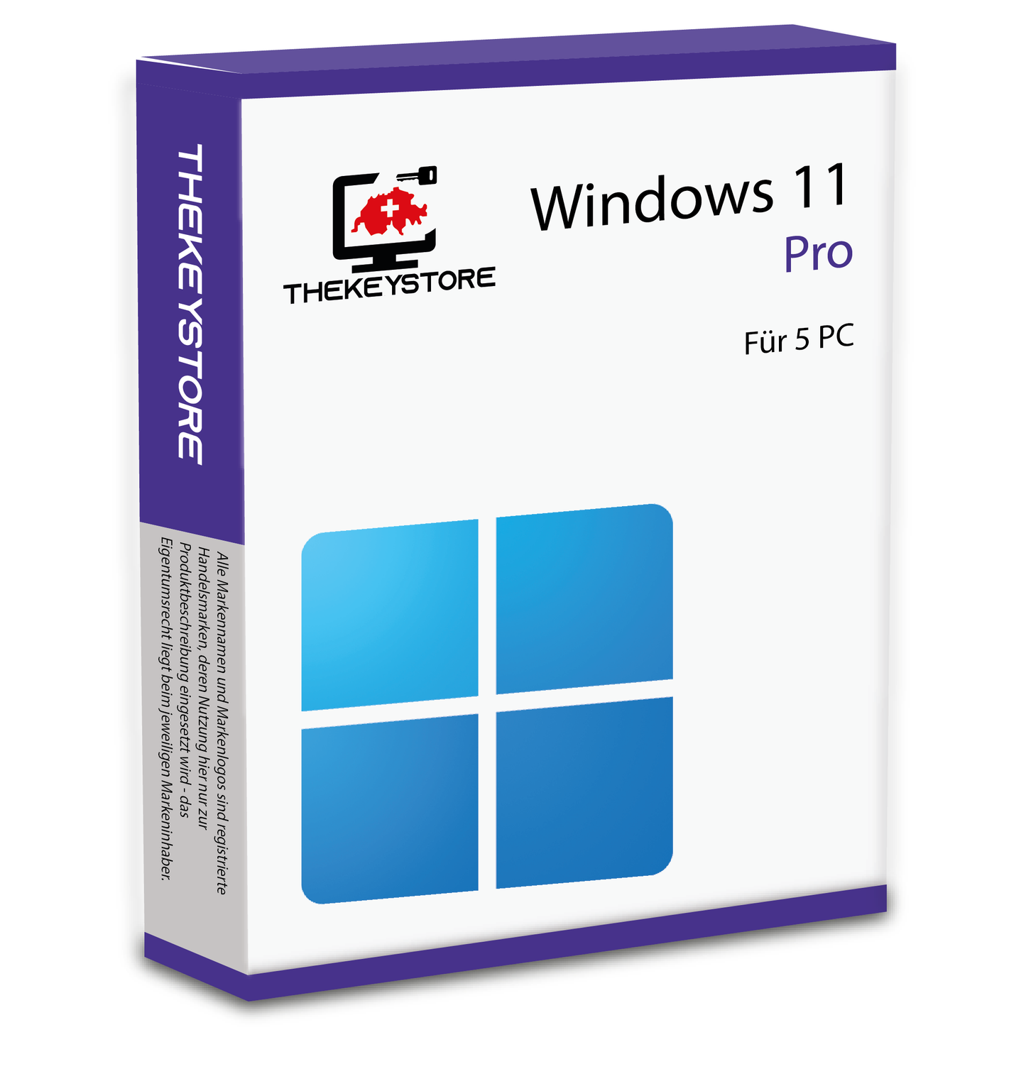 Microsoft Windows 11 Pro - Für 5 PC - TheKeyStore Schweiz