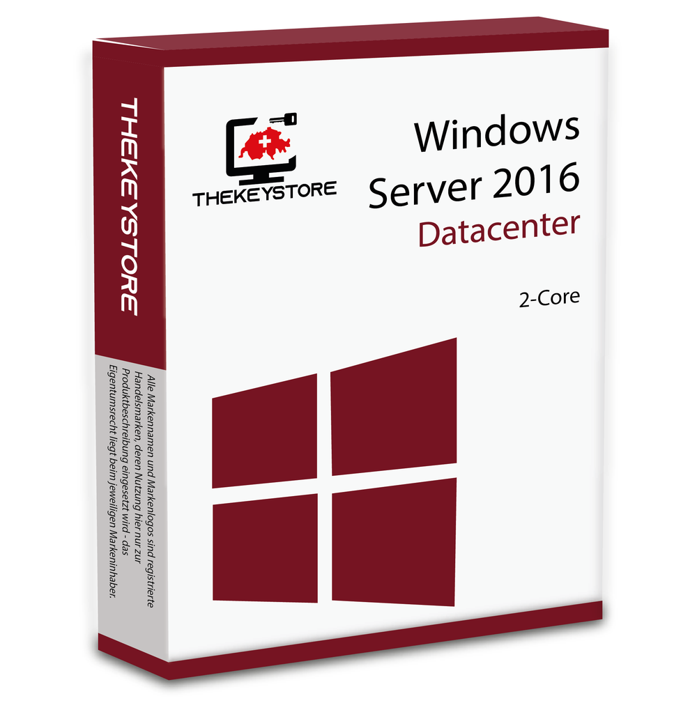 Microsoft Windows Server 2016 Datacenter 2-Core