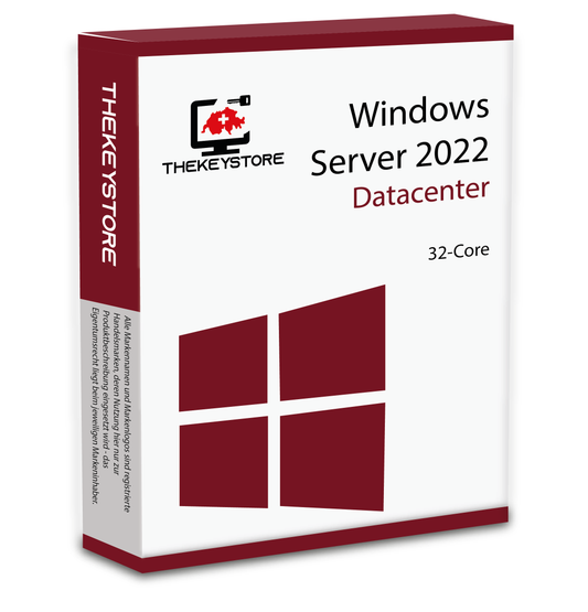 Microsoft Windows Server 2022 Datacenter 32-Core - TheKeyStore Schweiz
