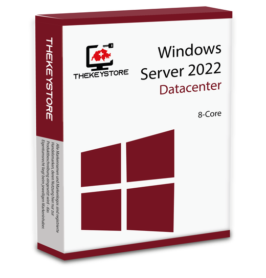 Microsoft Windows Server 2022 Datacenter 8-Core - TheKeyStore Svizzera