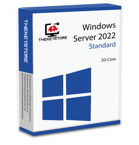Microsoft Windows Server 2022 Standard 20-Core - TheKeyStore Schweiz