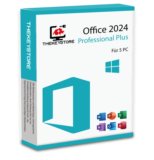 Microsoft Office 2024 Professional Plus für 5 PC