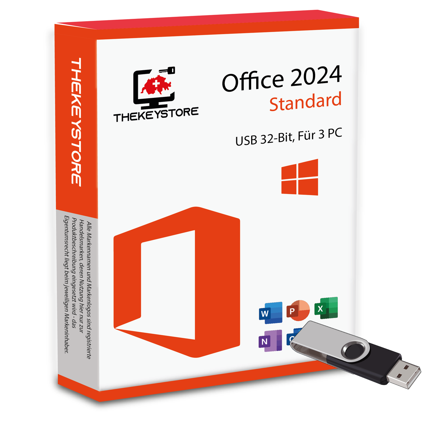 Microsoft Office 2024 Standard - Für 3 PC