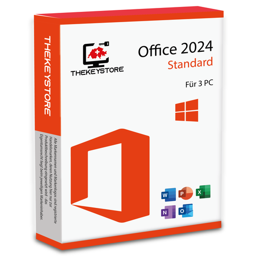 Microsoft Office 2024 Standard für 3 PC