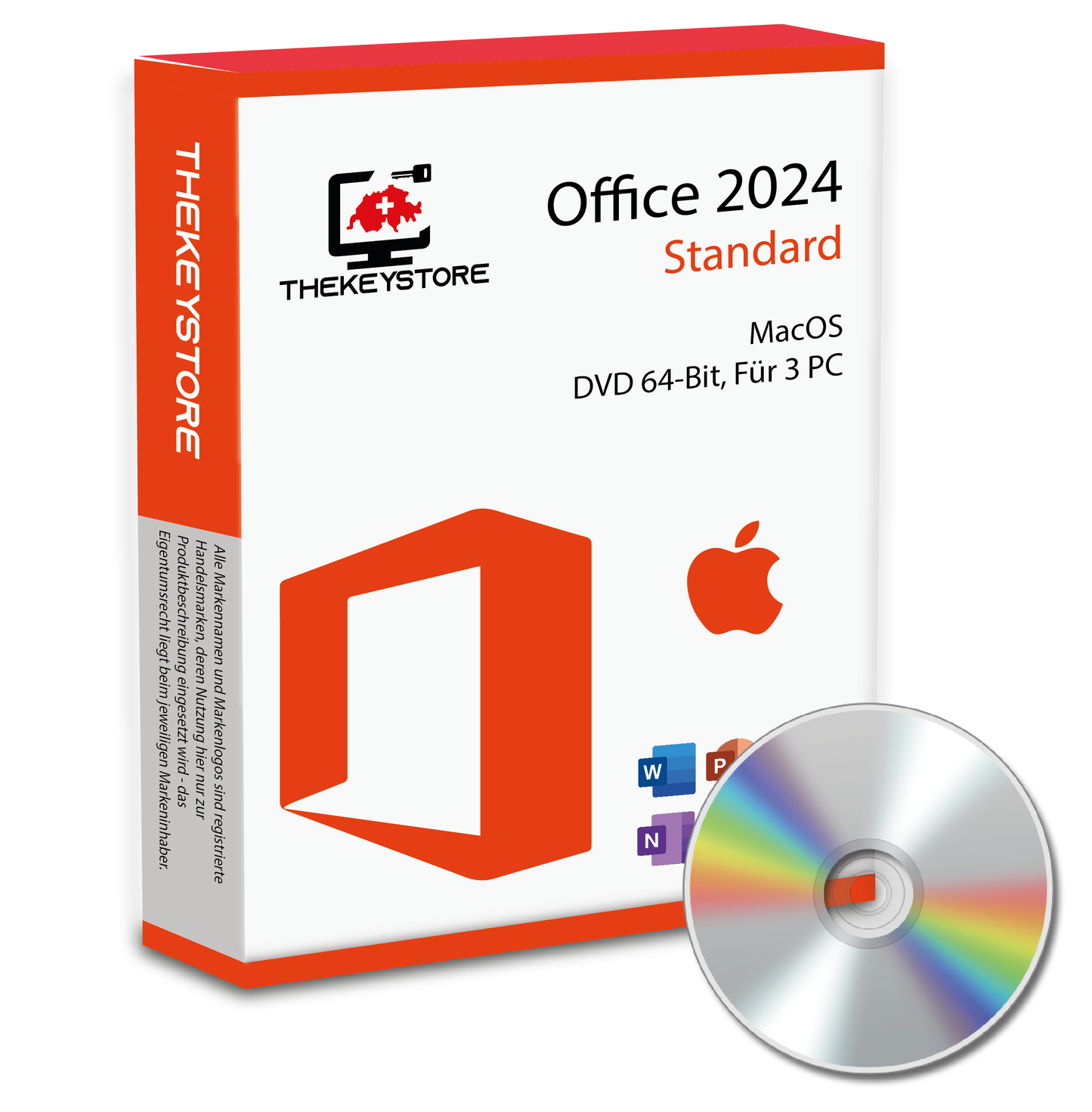 Microsoft Office 2024 Standard MacOS - Für 3 PC