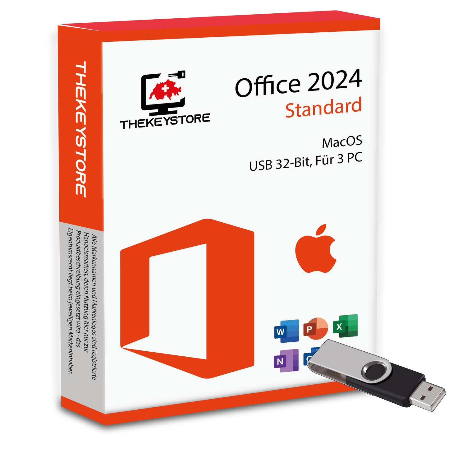 Microsoft Office 2024 Standard MacOS - Für 3 PC