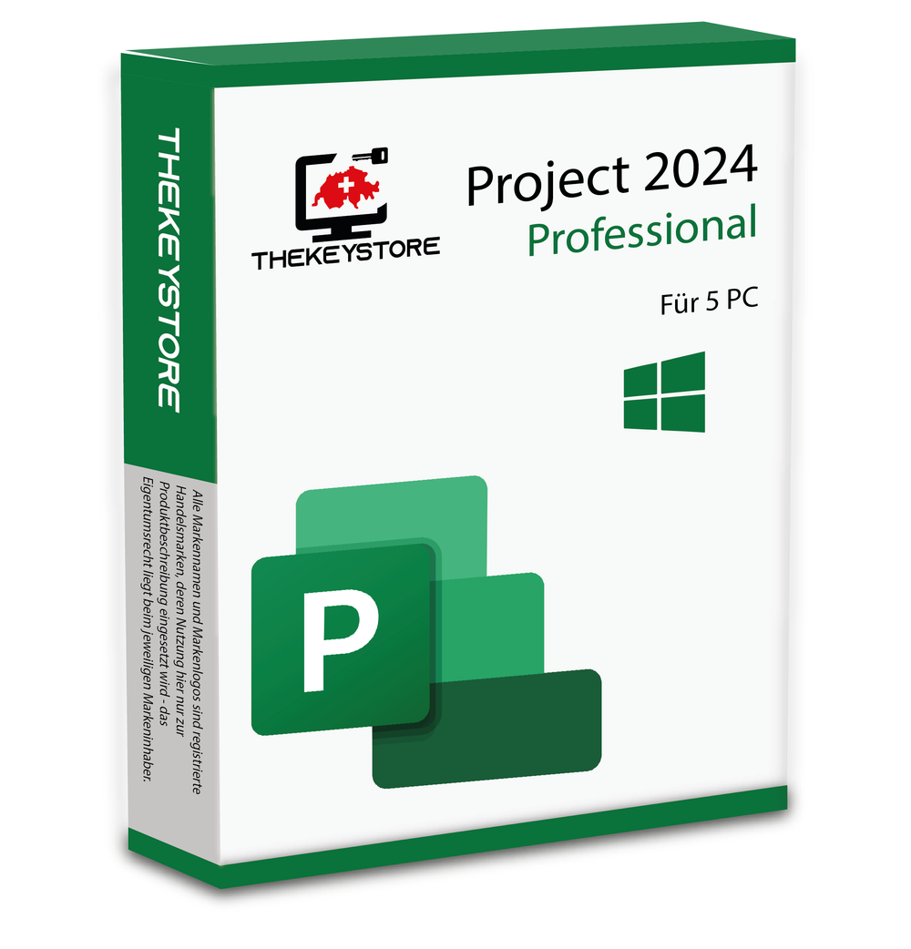 Microsoft Project 2024 Professional pour 5 PC