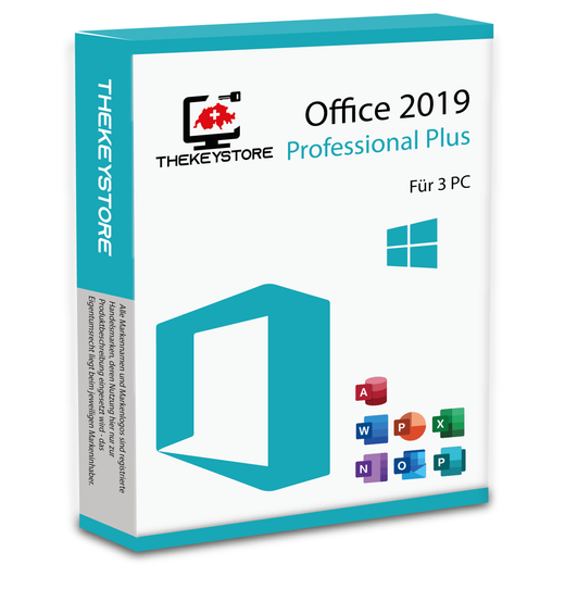 Microsoft Office 2019 Professional Plus - Für 3 PC - TheKeyStore Svizzera