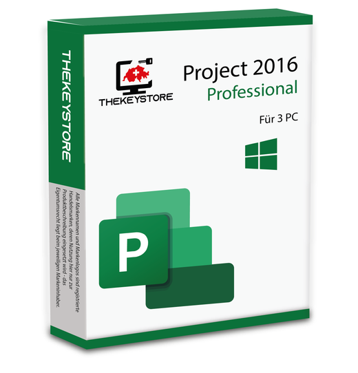 Microsoft Project 2016 Professional - Für 3 PC - TheKeyStore Svizzera