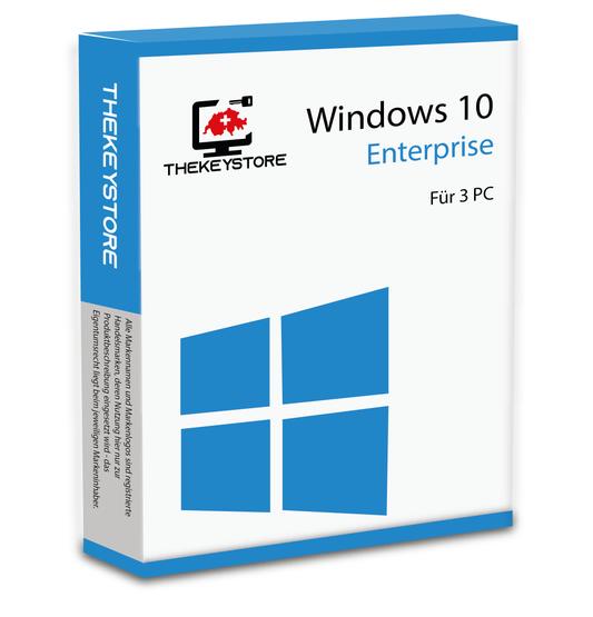 Microsoft Windows 10 Enterprise - Für 3 PC - TheKeyStore Schweiz
