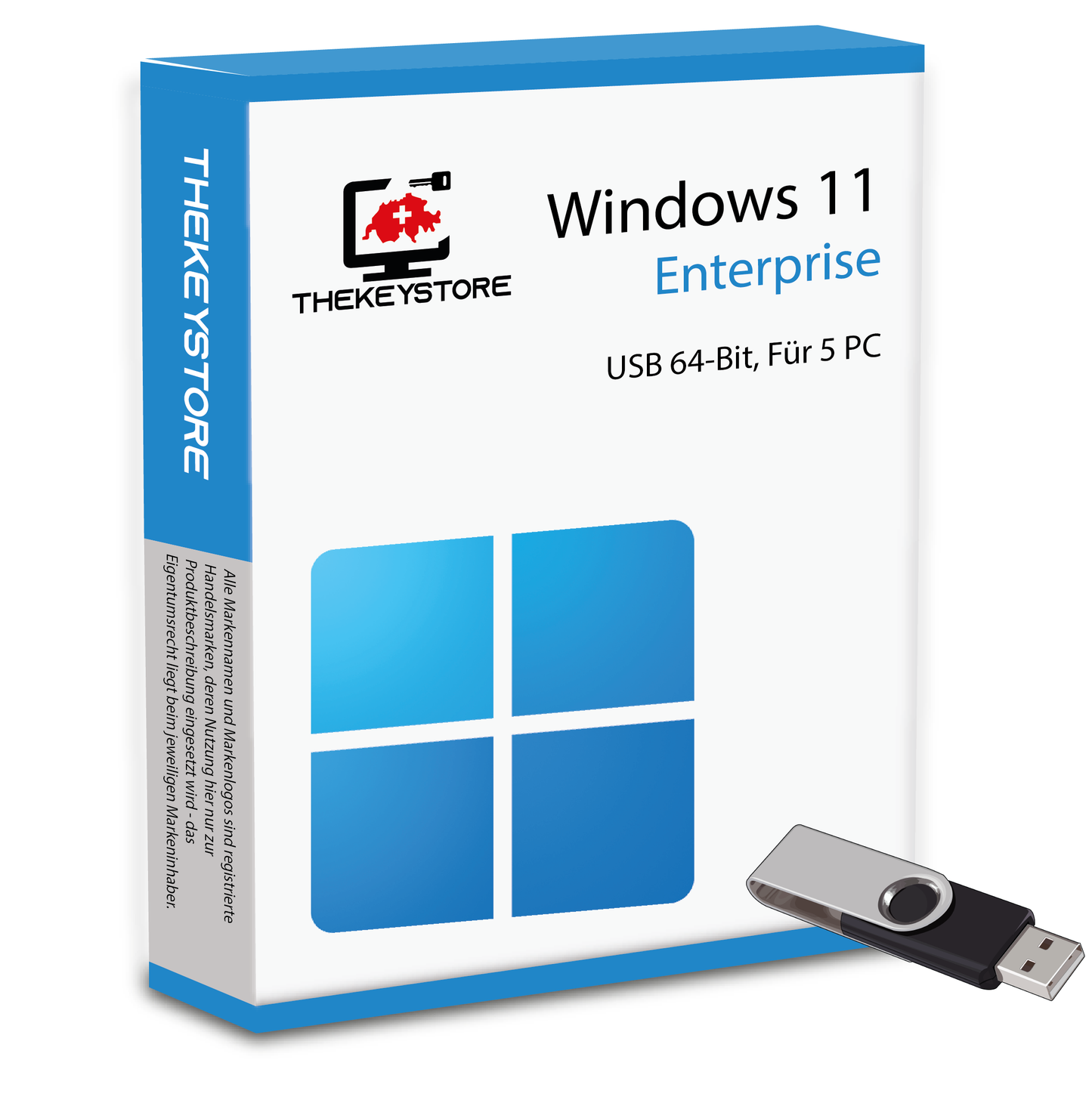 Microsoft Windows 11 Enterprise - Für 5 PC - TheKeyStore Schweiz